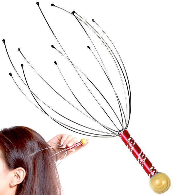 Ajurwedyjski Masażer Do Skóry Głowy Relaksujący