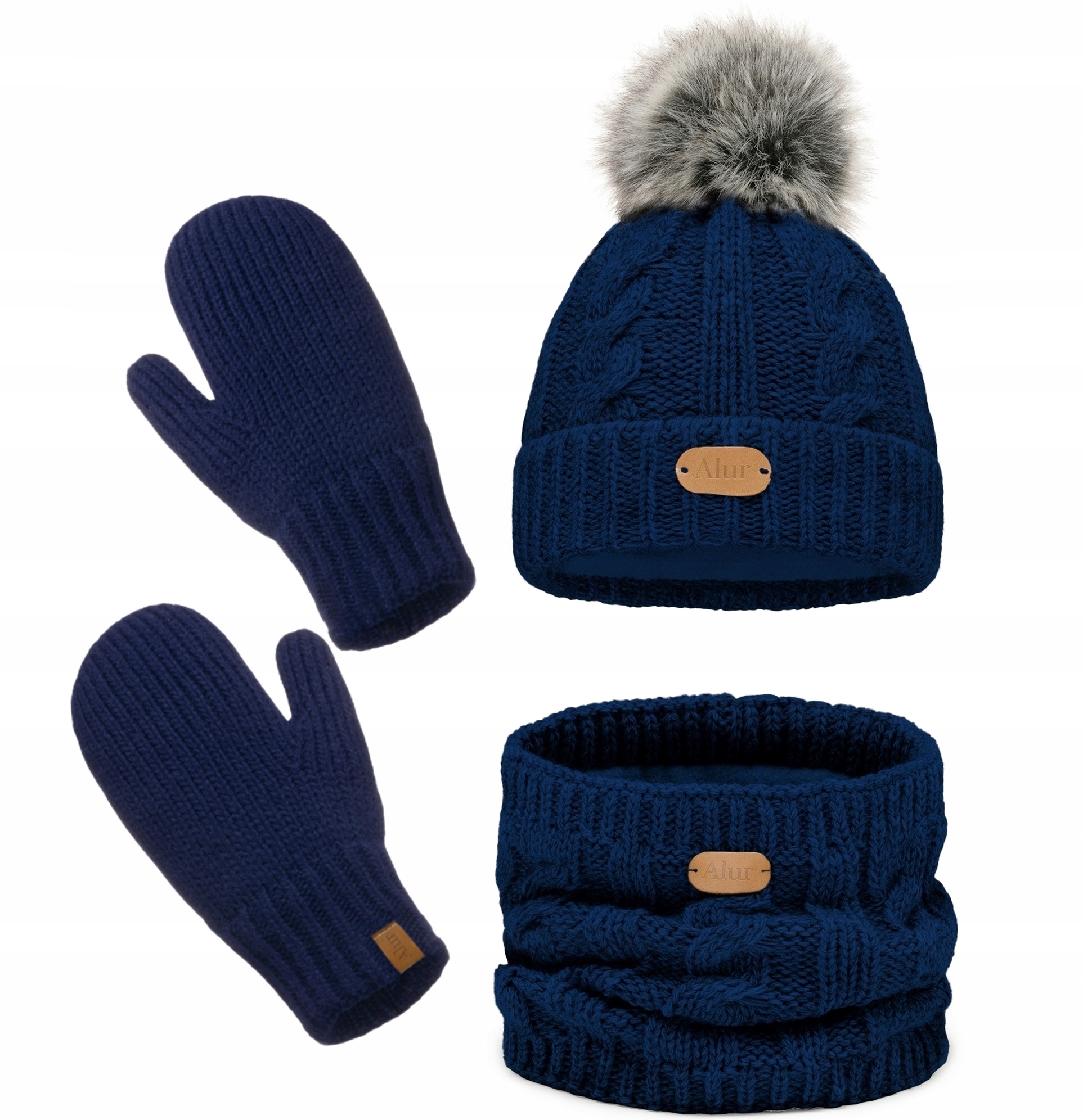 

Komplet zimowy Czapka Komin Rękawice