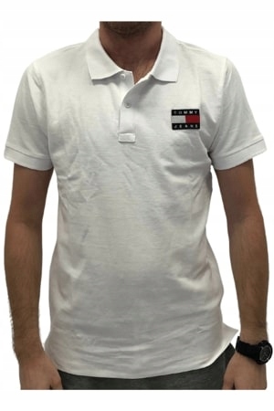 

Tommy Hilfiger koszulka polo 456, biała, r. L