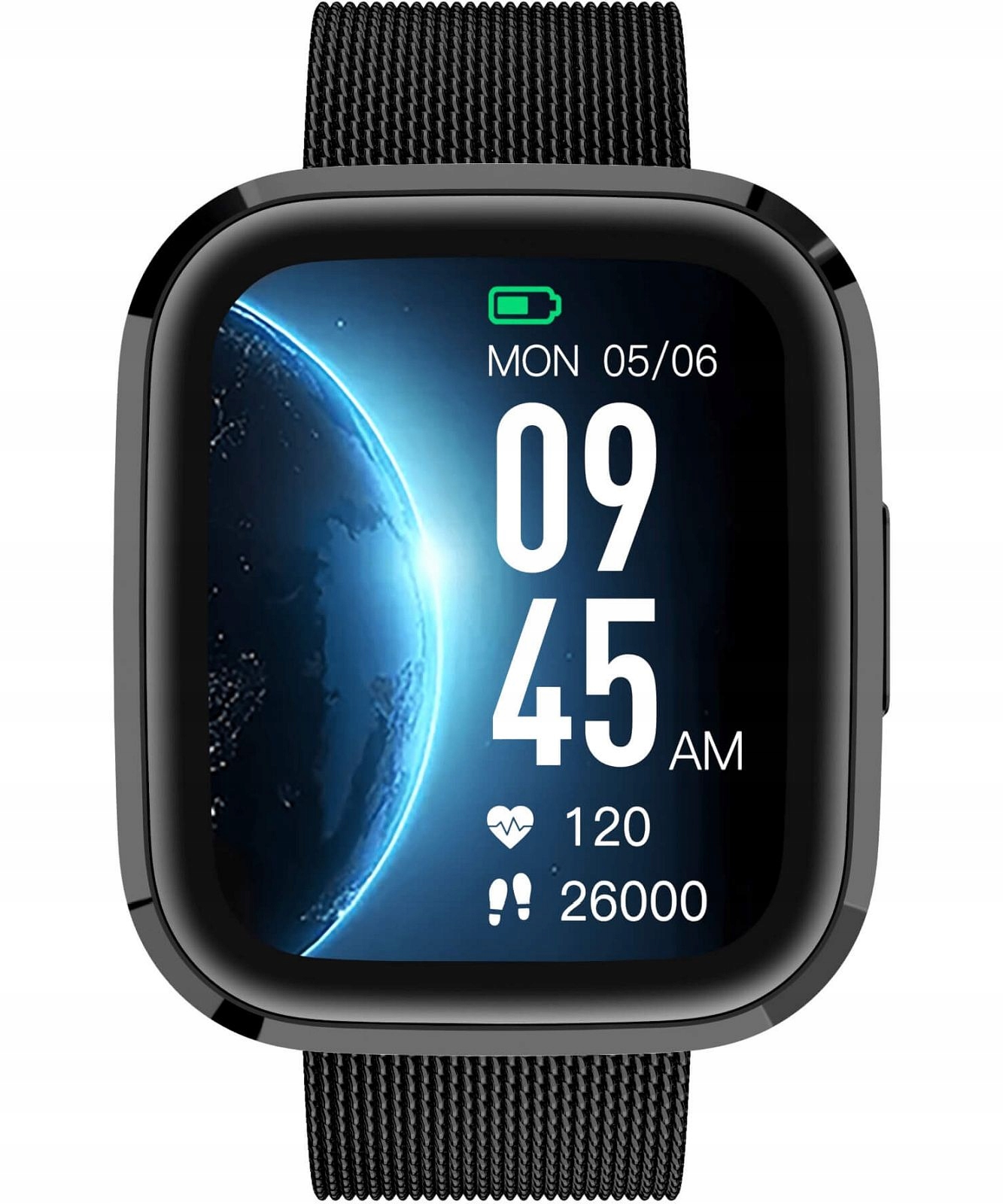 Smartwatch Garett GRC STYLE Black Steel Multifunkcje