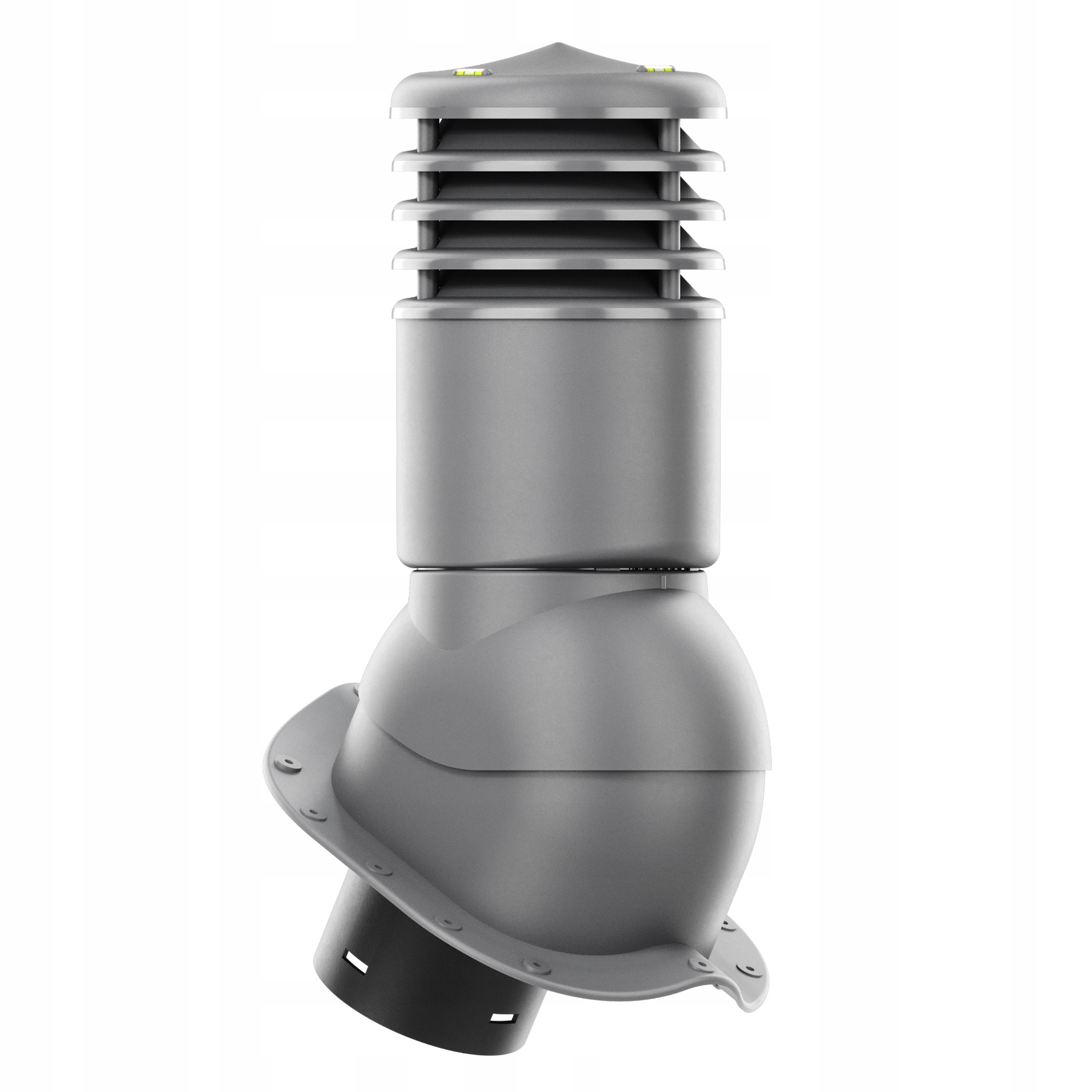 větrací komín Izolovaný Smart fi150 plechová střešní krytina Grafit 7024