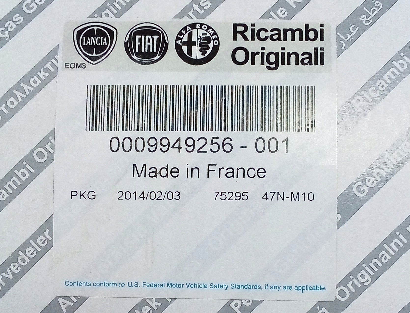 ORYGINAŁ FIAT REGULATOR NAPIĘCIA 9949256 Produkt generyczny regulator napięcia