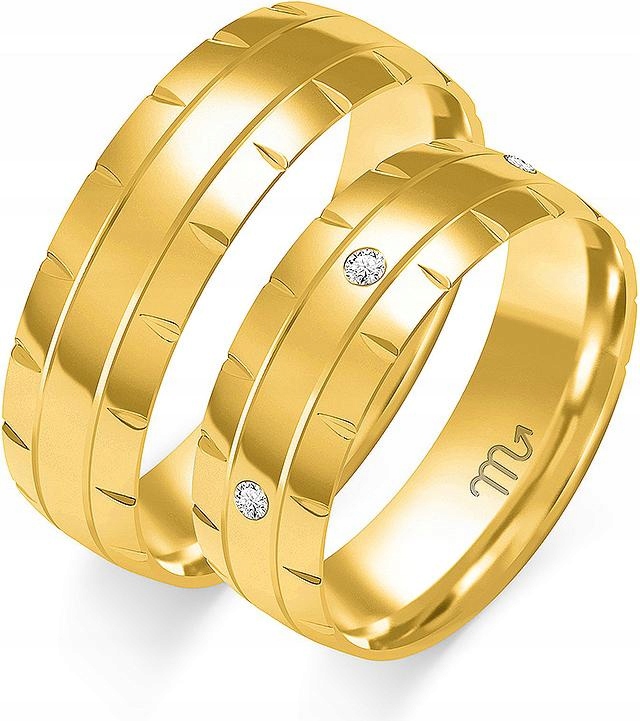 Moderní snubní prsteny s diamantem 14K 585 z roku 29 30 31, jedinečná zlatá kolekce