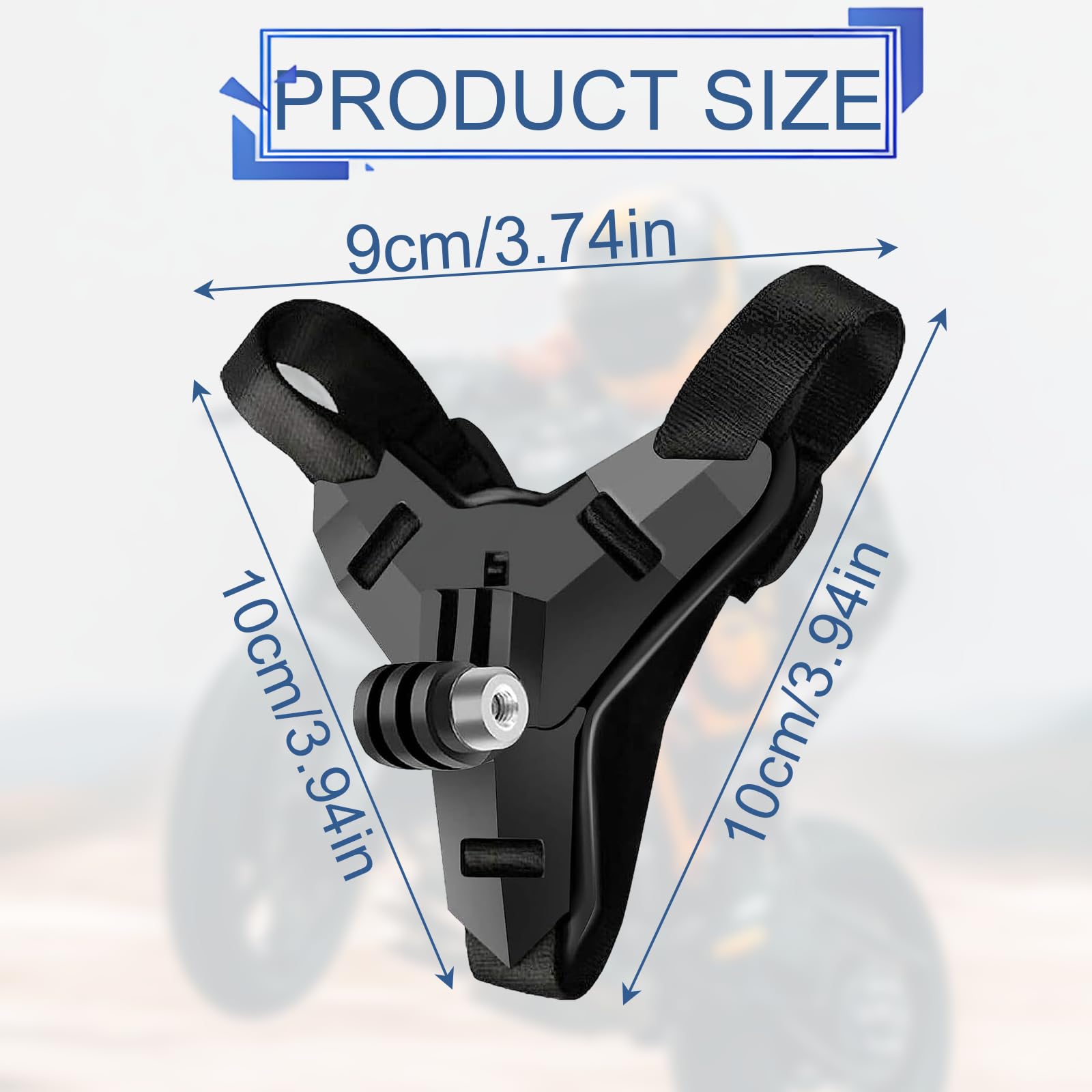 Uchwyt Na Kask Motocyklowy Chin Mount Do GoPro Osmo Action Cam DGMI — miniatura 2