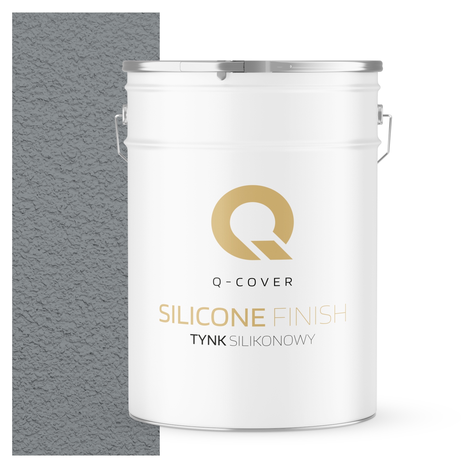 Silikonová Fasádní Omítka Šedá 25 Kg Beránek Granulace 1.5 mm Ral 7045