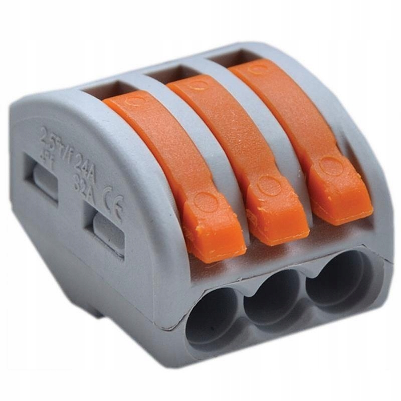 

Złączka otwierana 3x0,75-4mm OVO2,5-3 Tracon