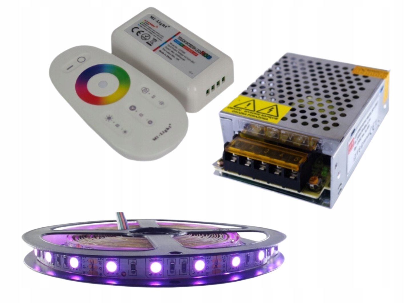 Set Led pásek 300 Rgb 5050 Mi-Light Premium 5 m