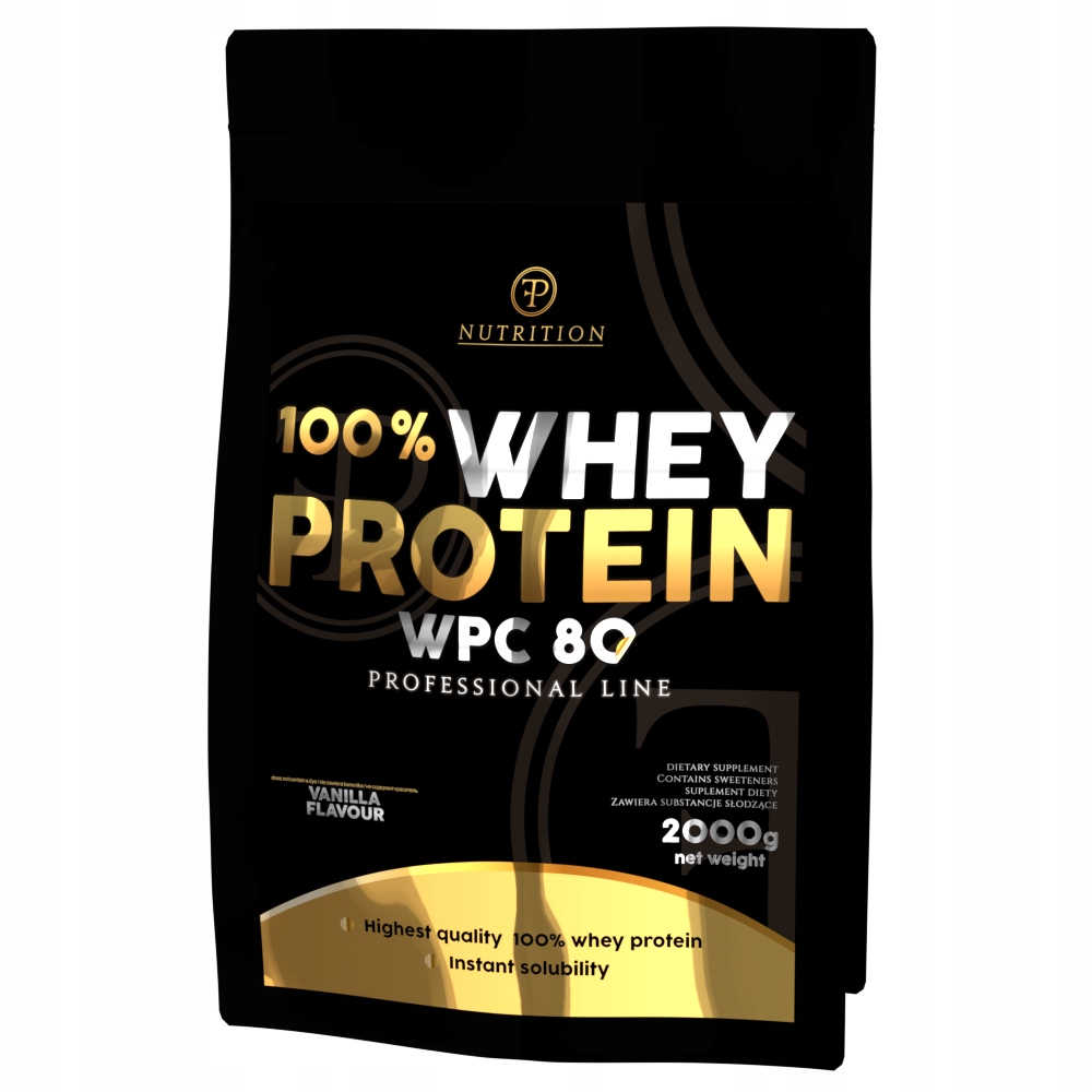 Whey Protein 100% WPC80 2KG Vanilka PF Nutrition