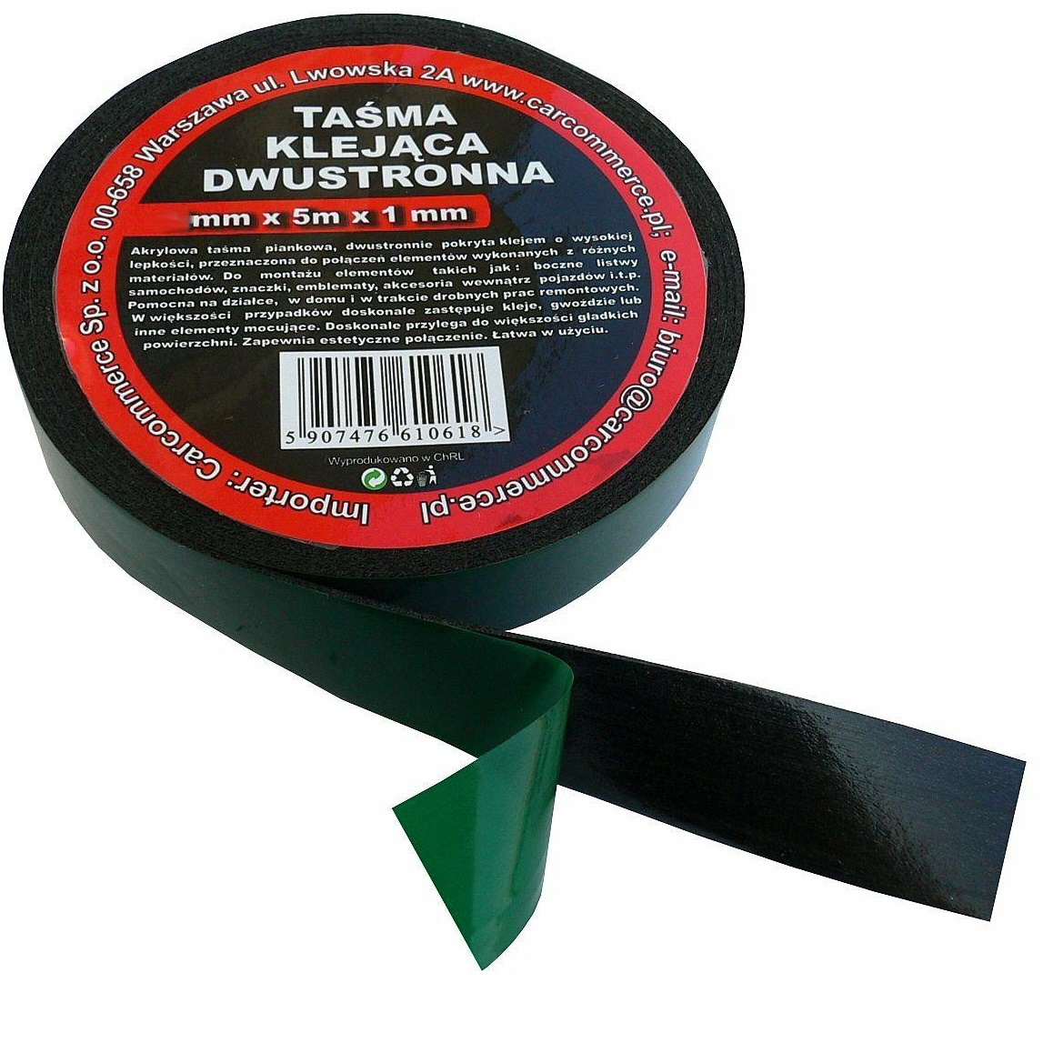 

Taśma Dwustronna 25MMX5M