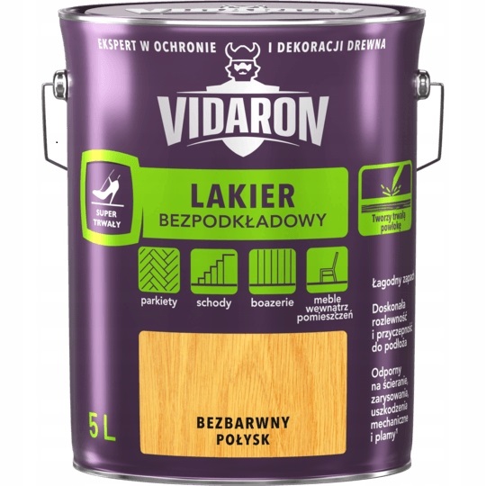 

Vidaron Lakier bezpodkładowy 5L Połysk