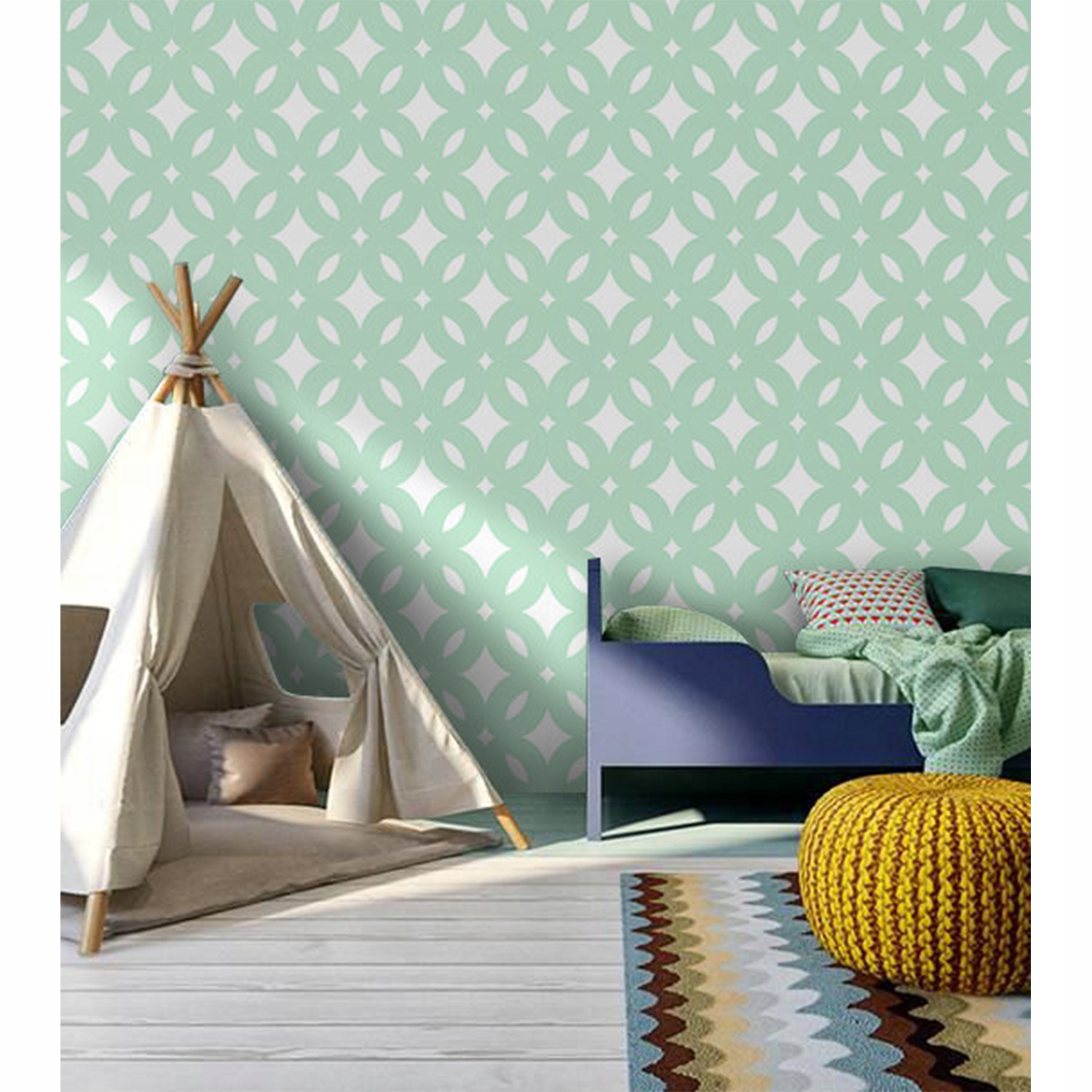 

Tapeta flizelinowa Okrągły wzór dziecięcy 152x104