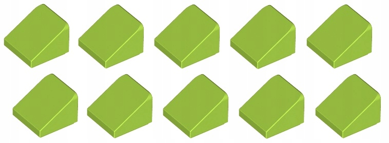 

Lego skos 1x1 limonka 10 szt 54200 Nowy