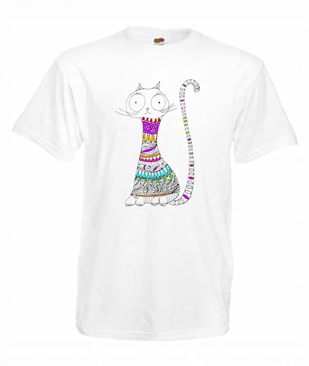 

M Koszulka Męska Koty Soft Kitty Śmieszne Wzory