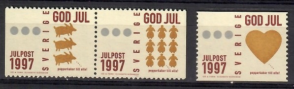 Szwecja 1997 Mi 2029-2031 Czyste **