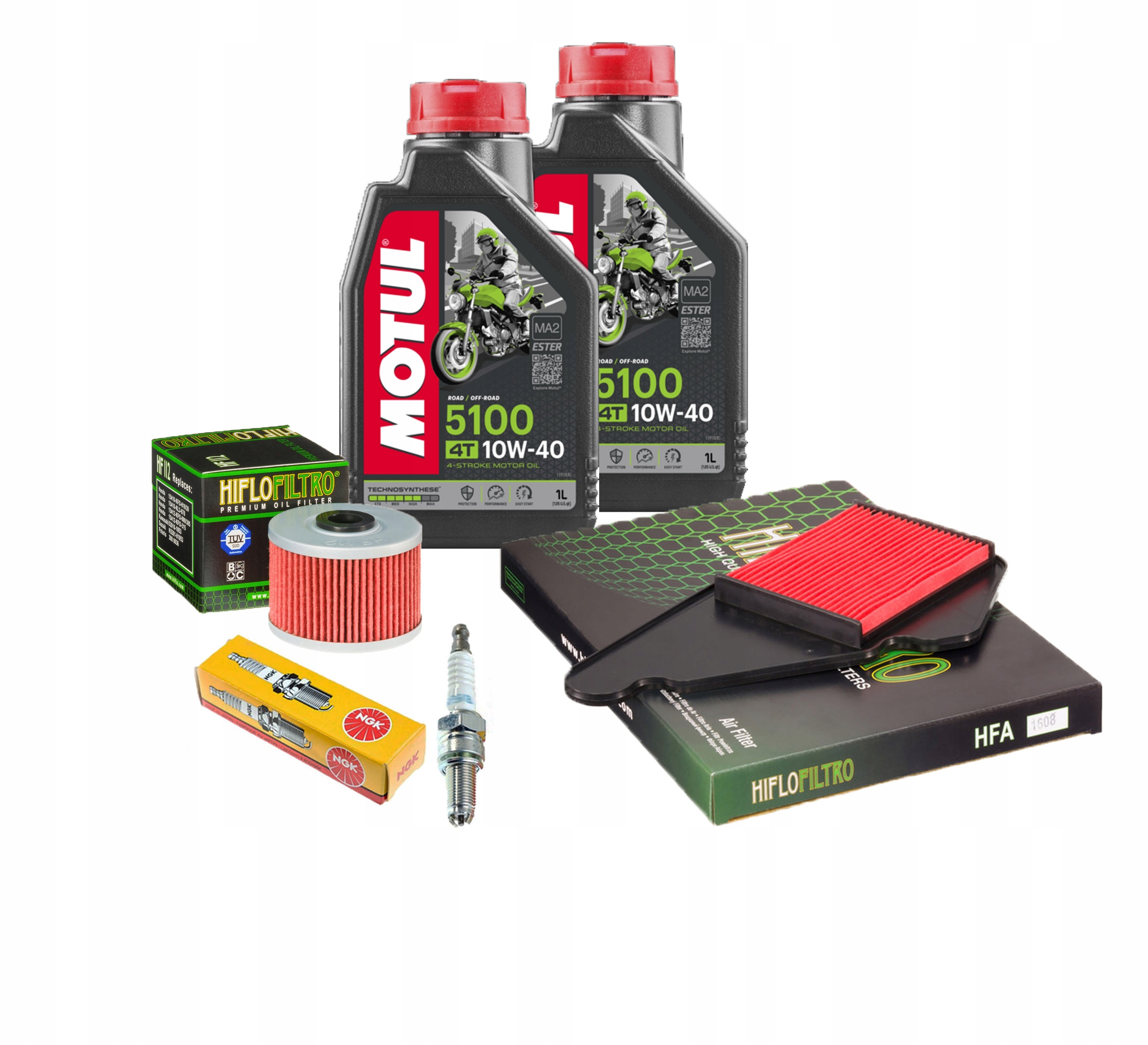 Filtr HONDA FMX 650 05-07r Olej Motul 5100 Świece