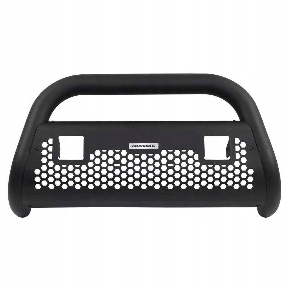 Bull bar z otworami na lampy LED cube Go Rhino Nissan Navara