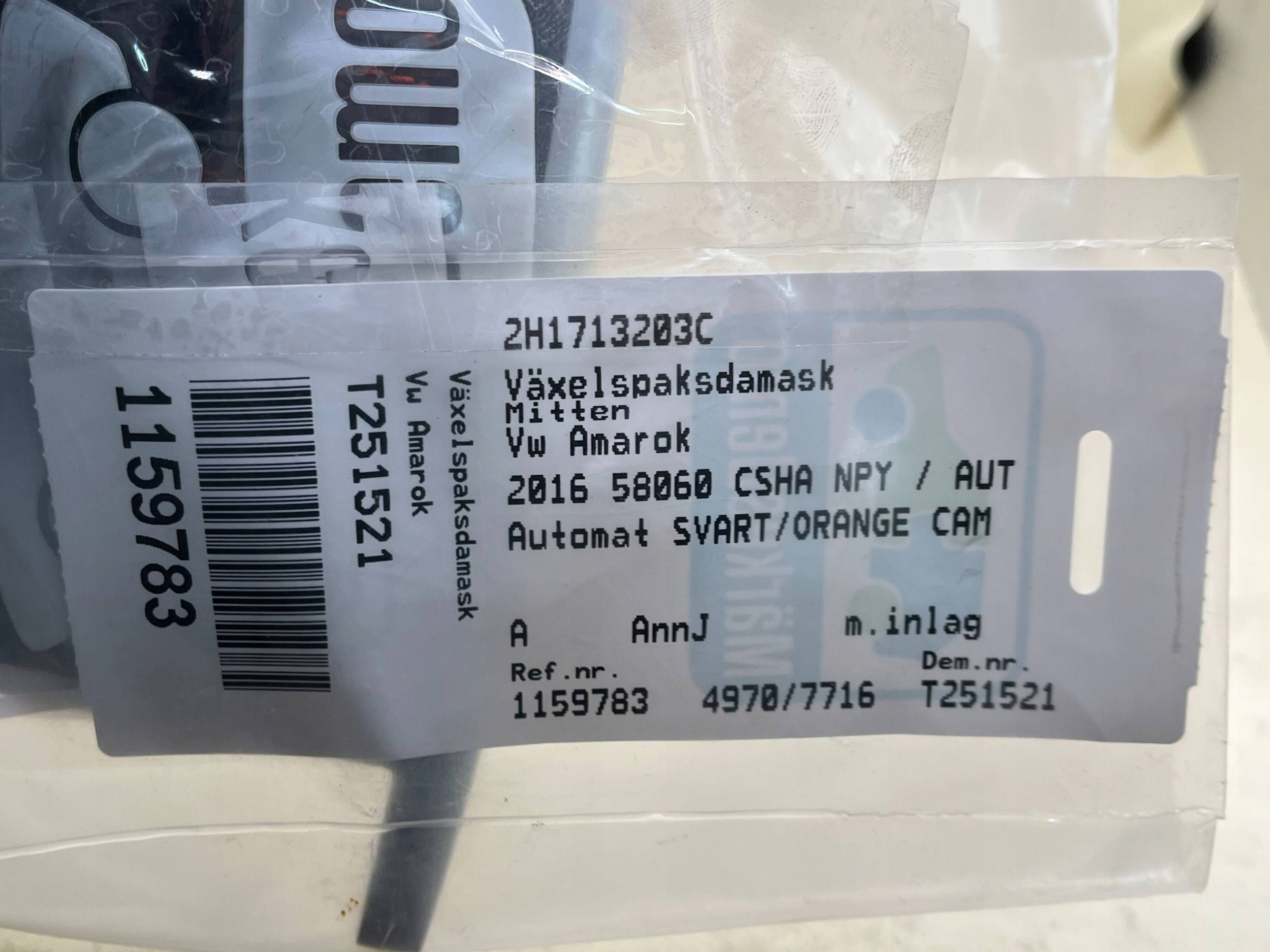 VW AMAROK ghetta LEVA CAMBIO DSG 2H1713203C !J