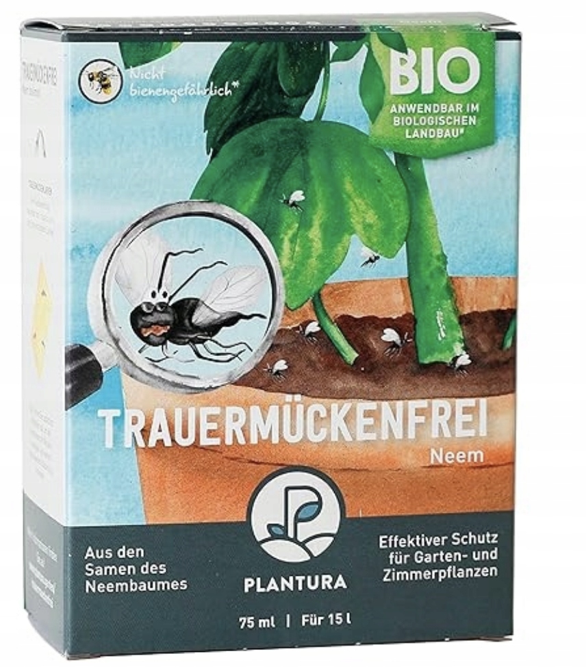 Plantura Bio Środek Do Podlewania Przeciwko Ziemiórkowatym Komarom – 75 ML