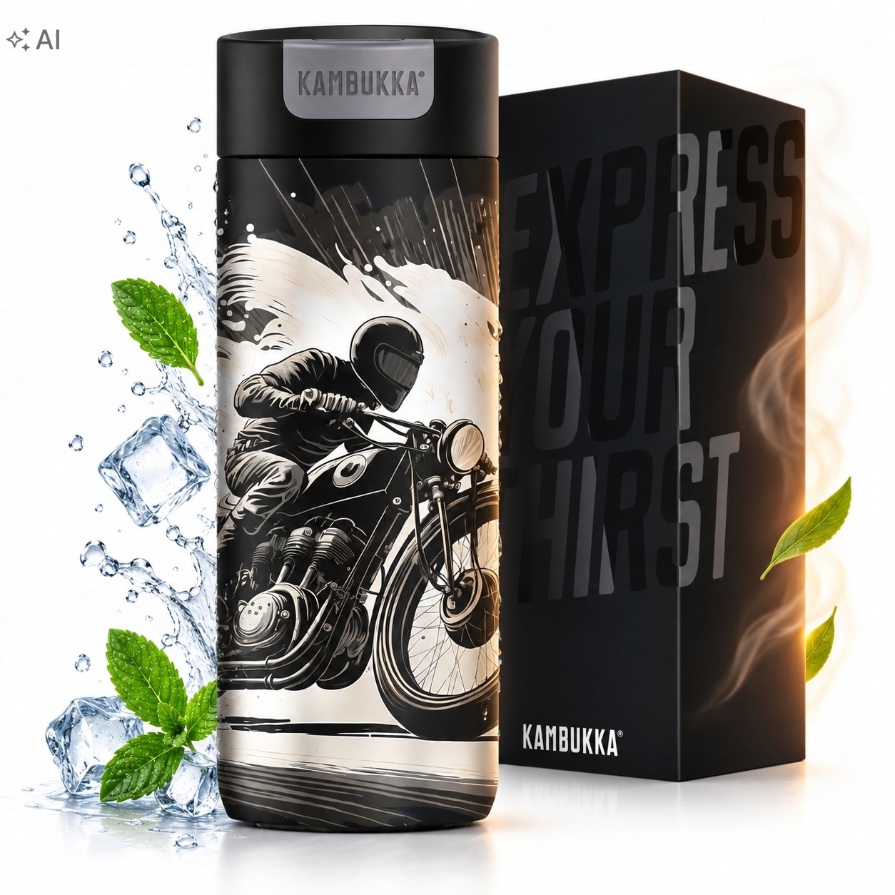 Kubek termiczny Kambukka Olympus 500ml Motorcyclist kubek turystyczny motor