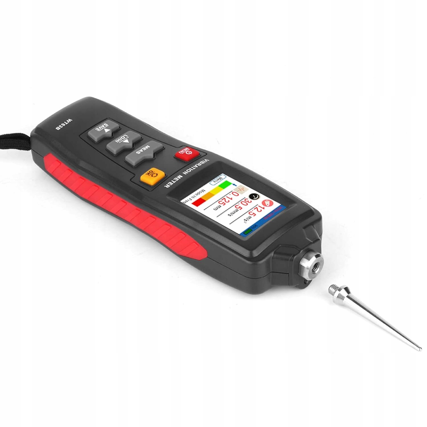 Digitální vibrační měřič WT63B, přenosný vibrační tester zrychlení