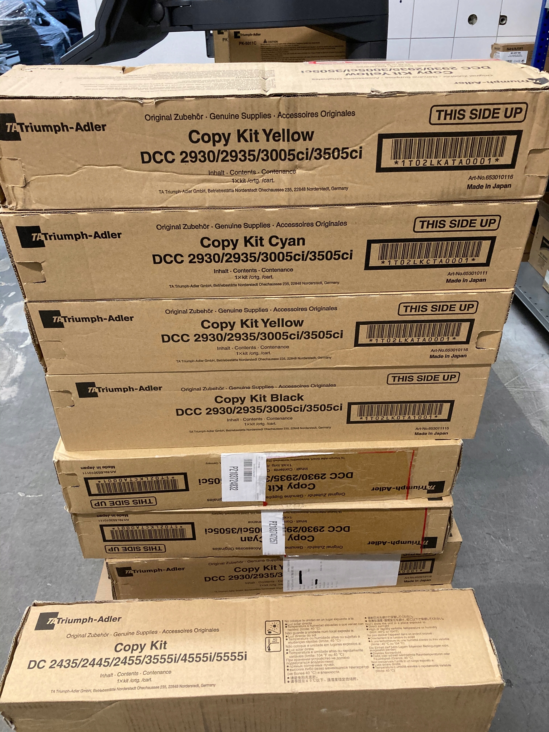 Toner Kyocera DCC 2930/UTAX CDC1930 Yellow 653010116 3505ci 3005ci