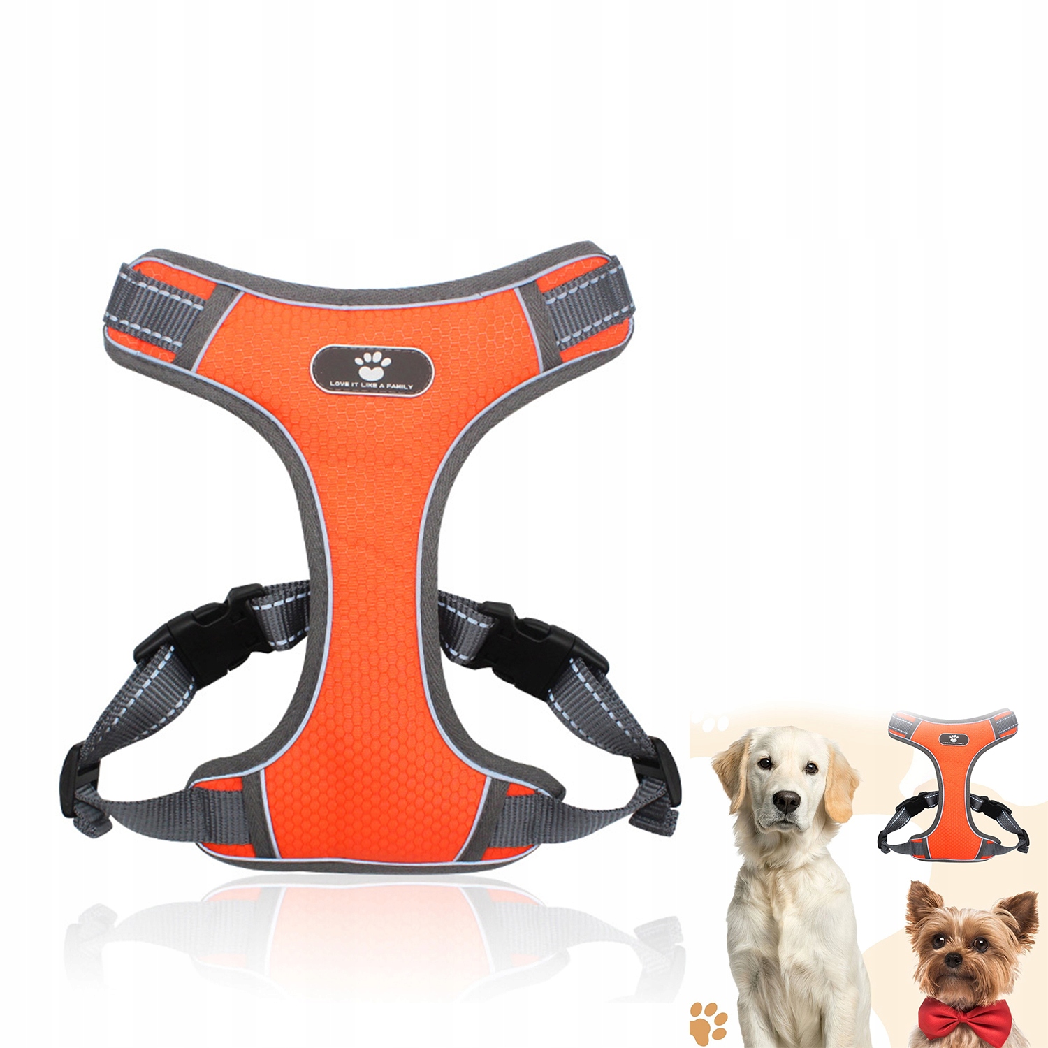 Postroje Pro Velkého Psa Guard Nastavitelné Beztlakové, Reflexní, Regulace M