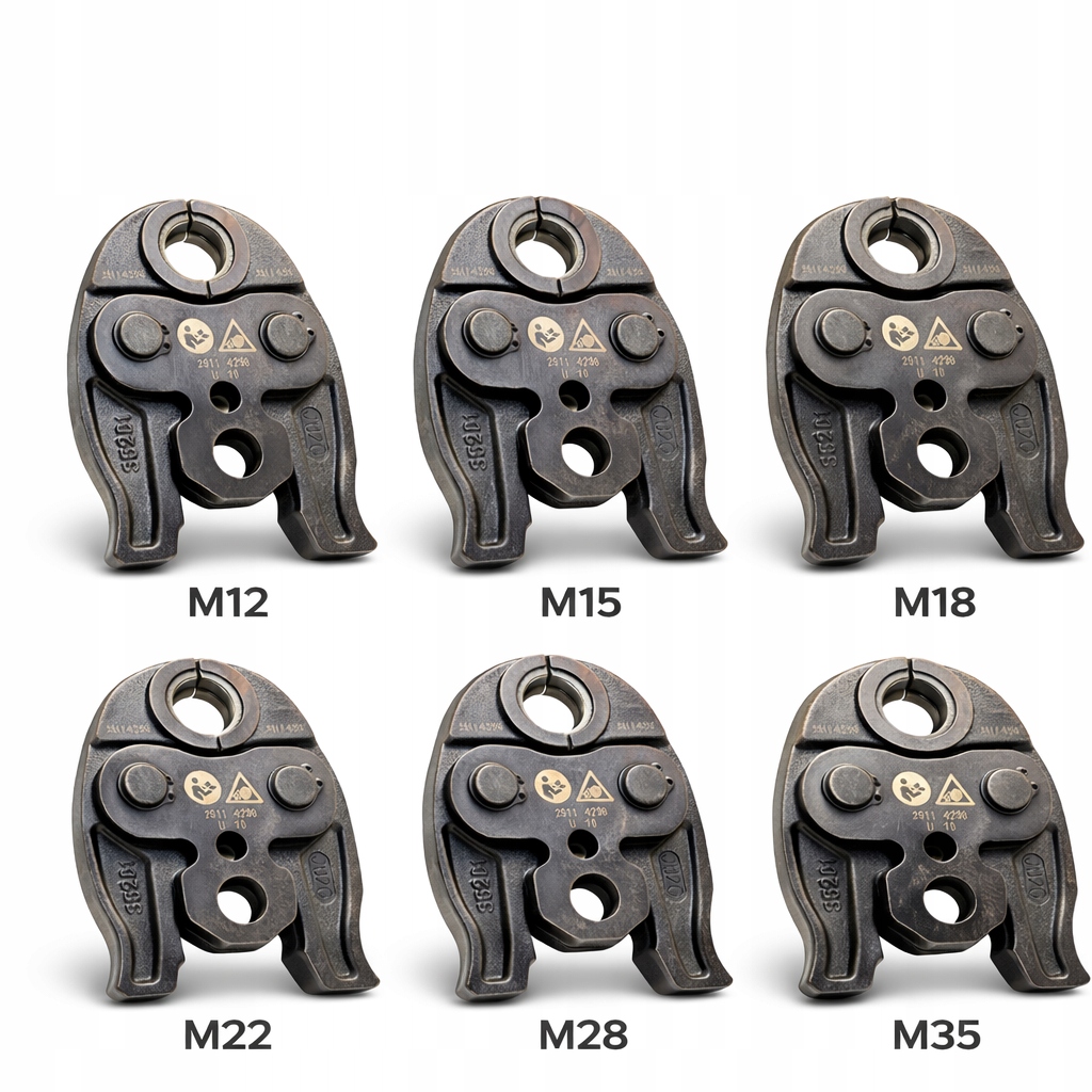 Kompaktné čeľuste M12-15-18-22-28-35 pre Ridgid Klauke Nova Romax Milwauke