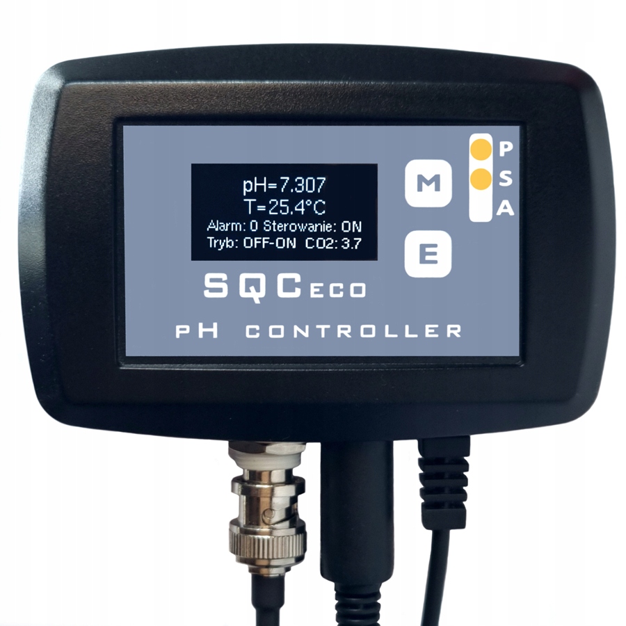 Levně SQCeco počítač regulátor pH – sada V, pH sonda, regulátor CO2