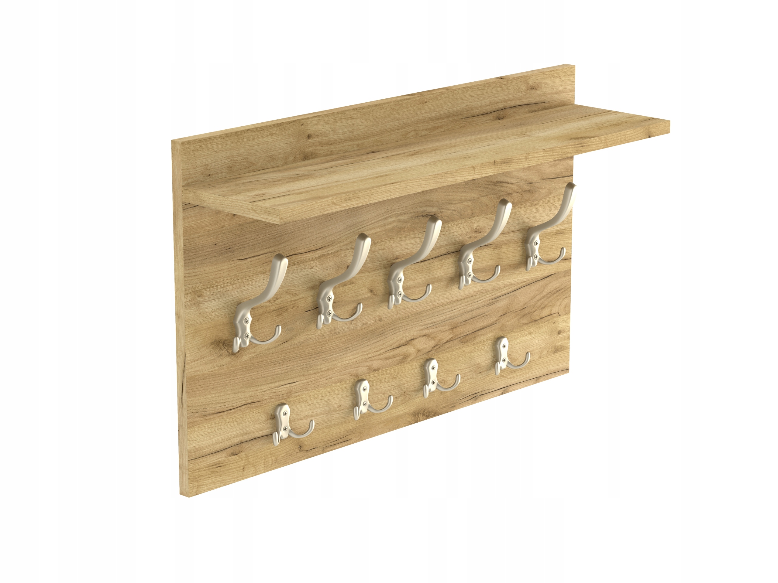 Šatní Ramínko Dub Craft Do Předsíně Obývacího Pokoje, Nástěnný Háček 65 CM