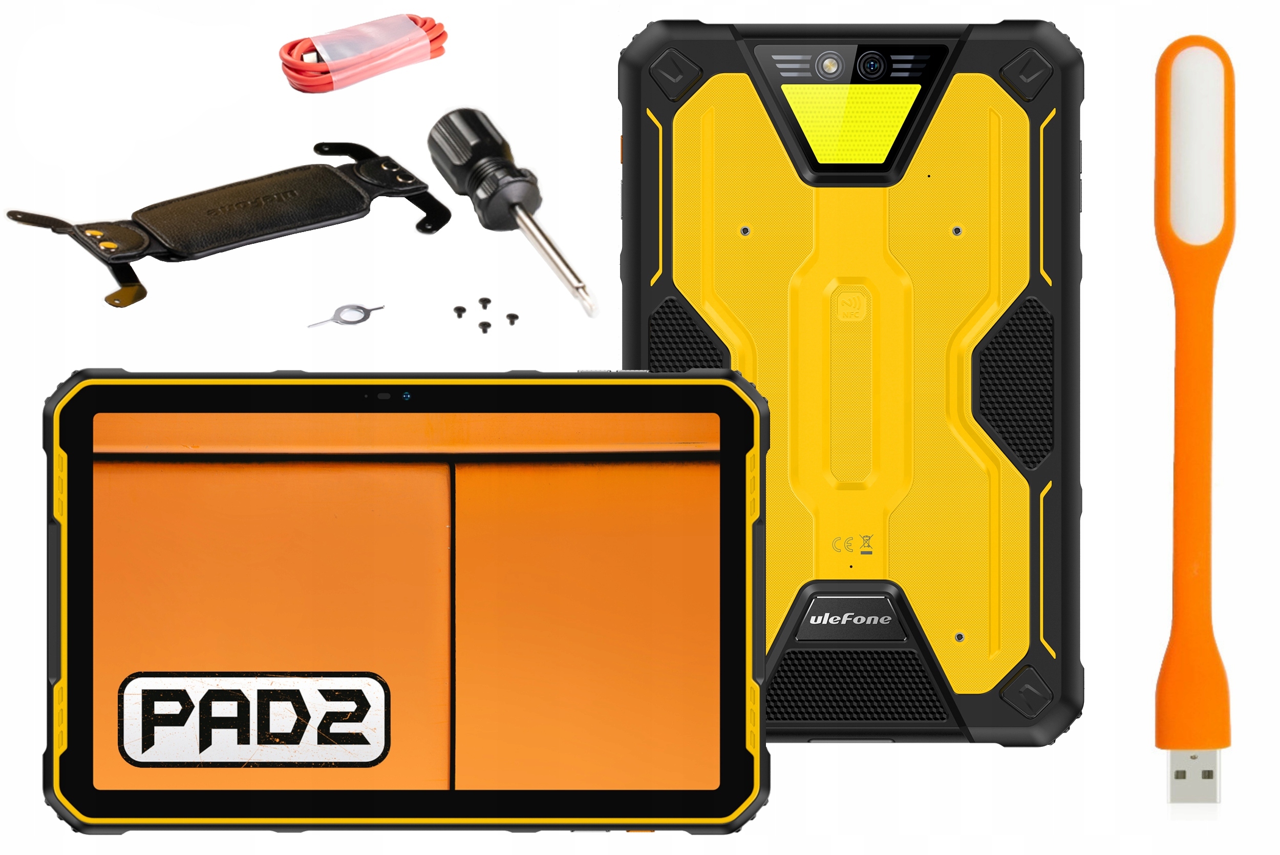 Ulefone Armor Pad 2 Pancerny Tablet 4G 8/256GB 11'' Fhd+ 18600mAh IP68/69K