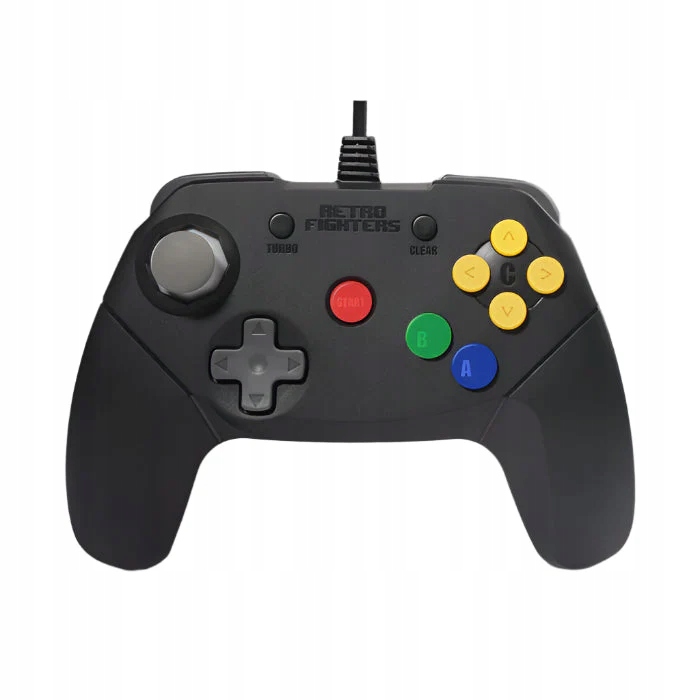 Kabelový ovladač Gamepad pro Nintendo N64 Retro Fighters Brawler64 V2
