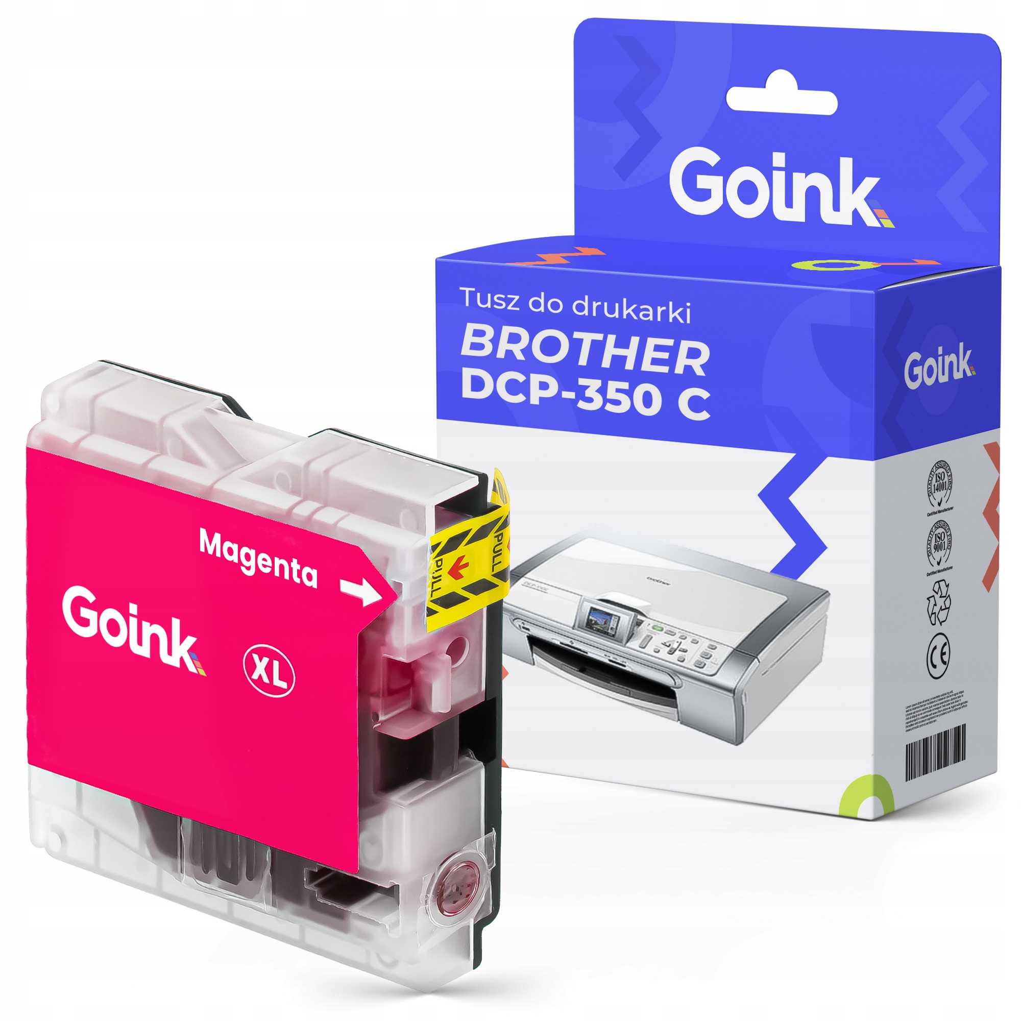 

Tusz do Brother DCP-350 C Magenta LC1000-M