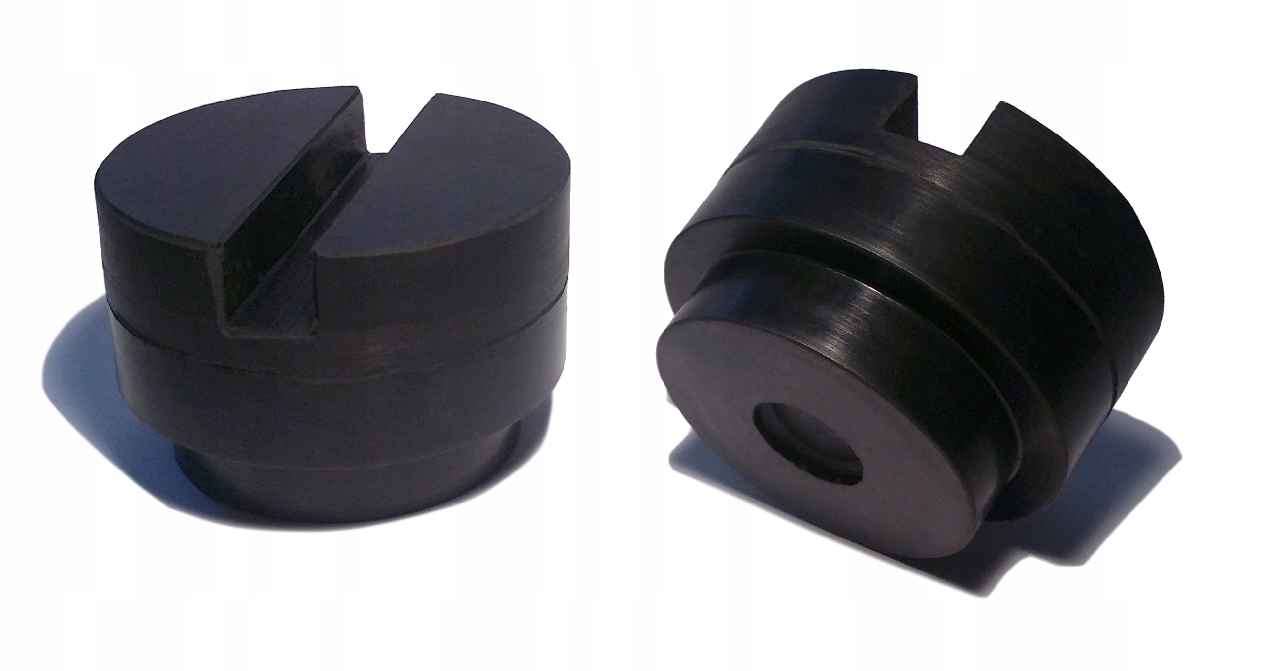 Guma na podnośnik typu żaba, podkładka gumowa 57x45mm z rowkiem Siltax