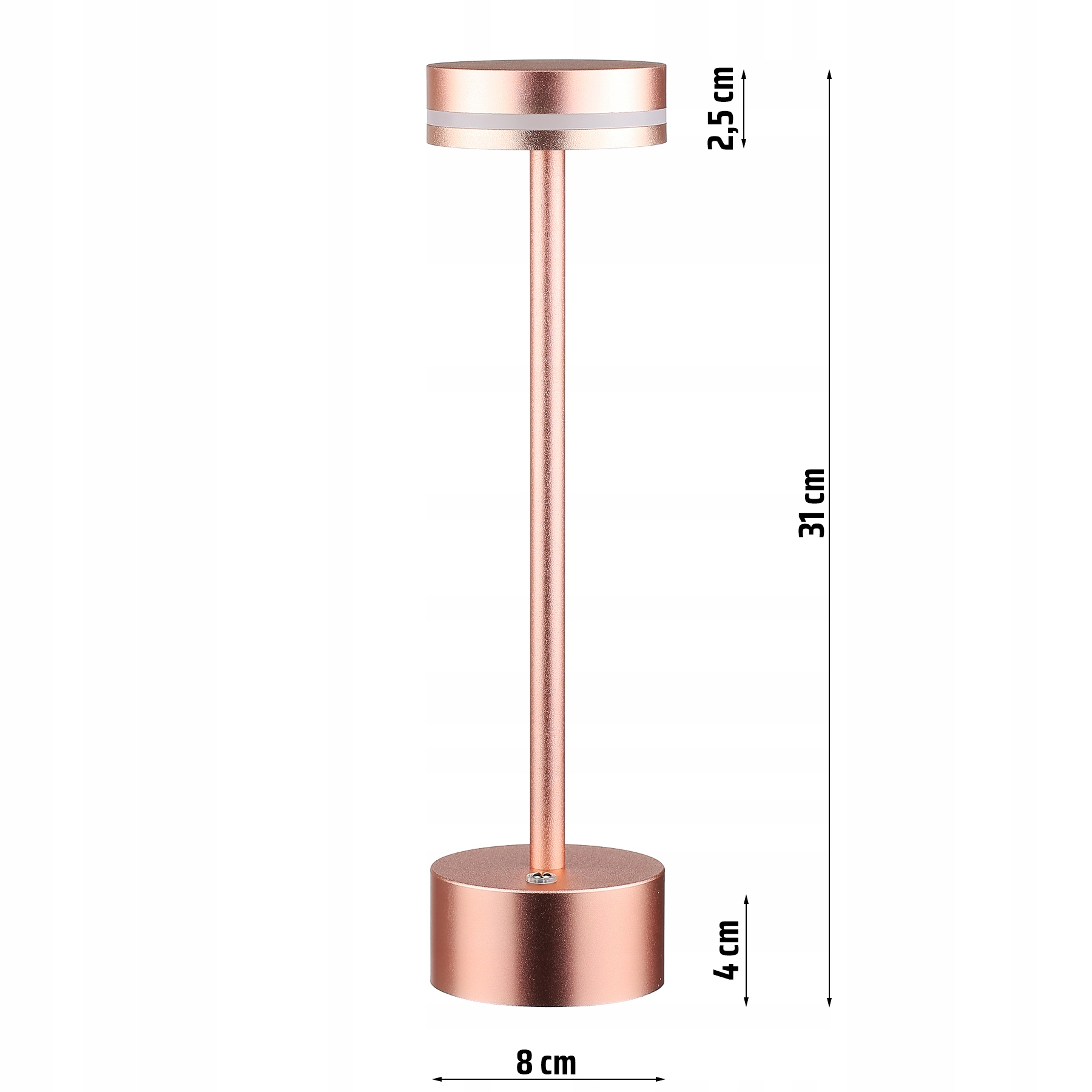 BEZPRZEWODOWA LAMPKA NOCNA DOTYKOWA LED DO RESTAURACJI HOTELU 3 TRYBY Kolekcja Elegant premium