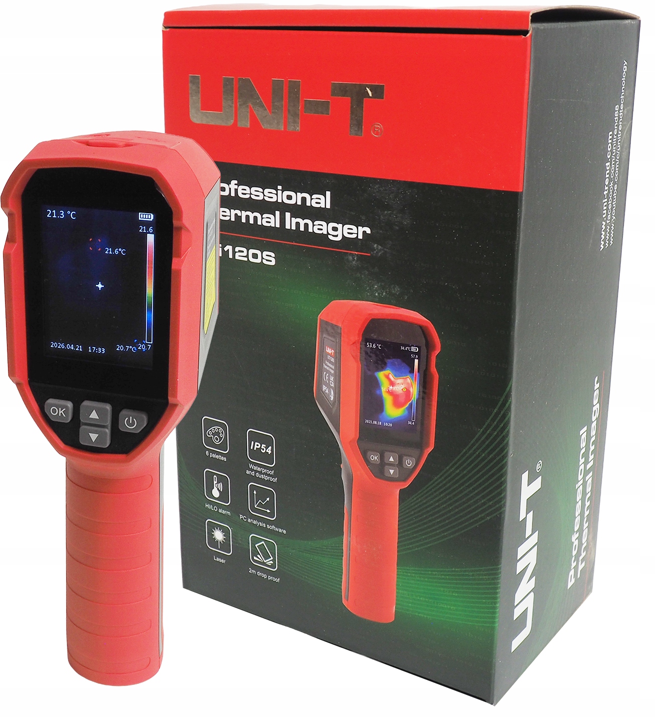 PROFESJONALNA KAMERA TERMOWIZYJNA PIROMETR UNI-T UTI120S