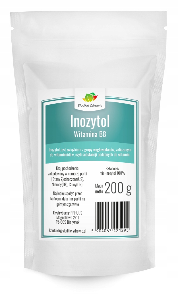 Inositol Mio-Inositol Vitamín B8 1000mg 200g