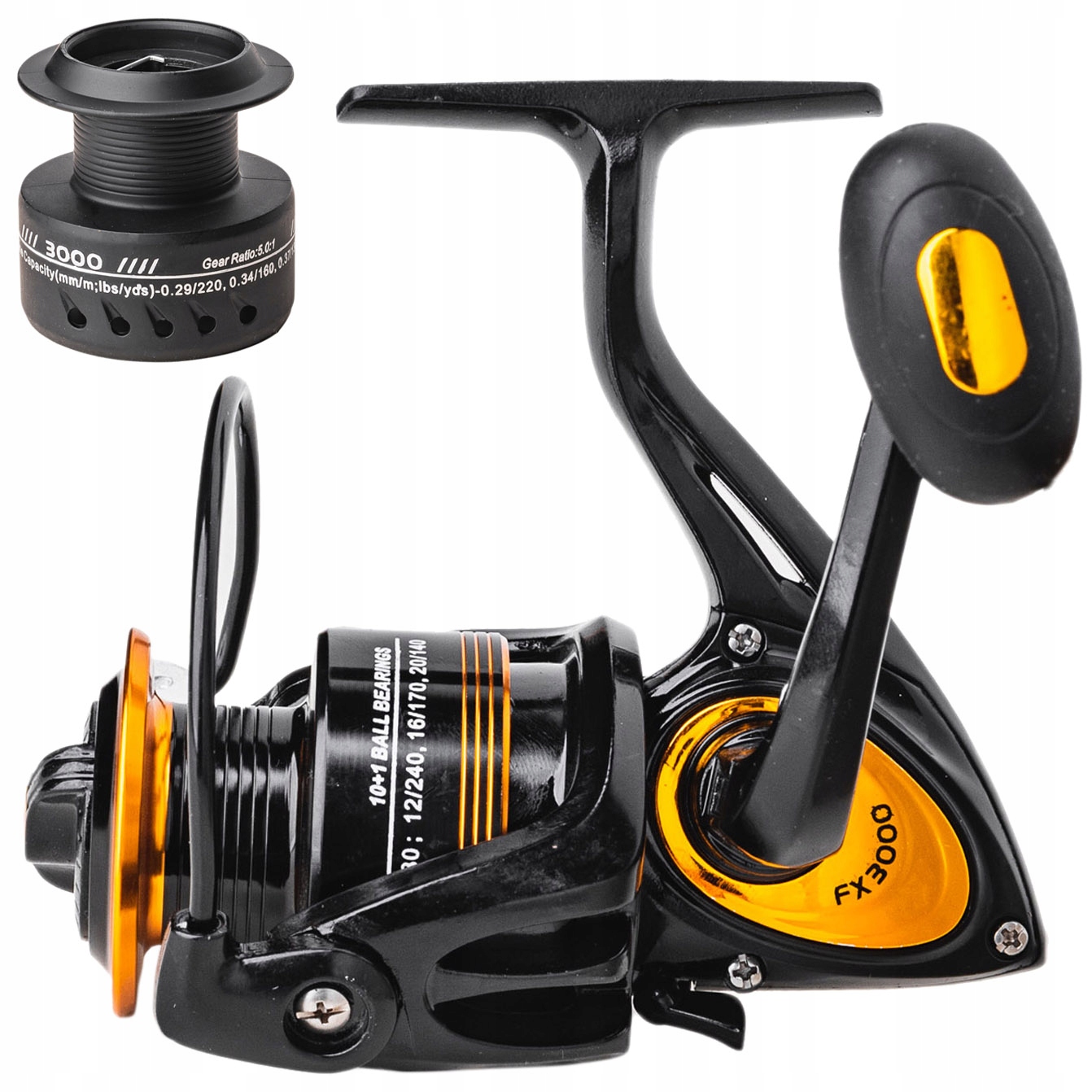 KOŁOWROTEK FL FX2000 METALOWY 11 ŁOŻYSK SPŁAWIK SPINNING