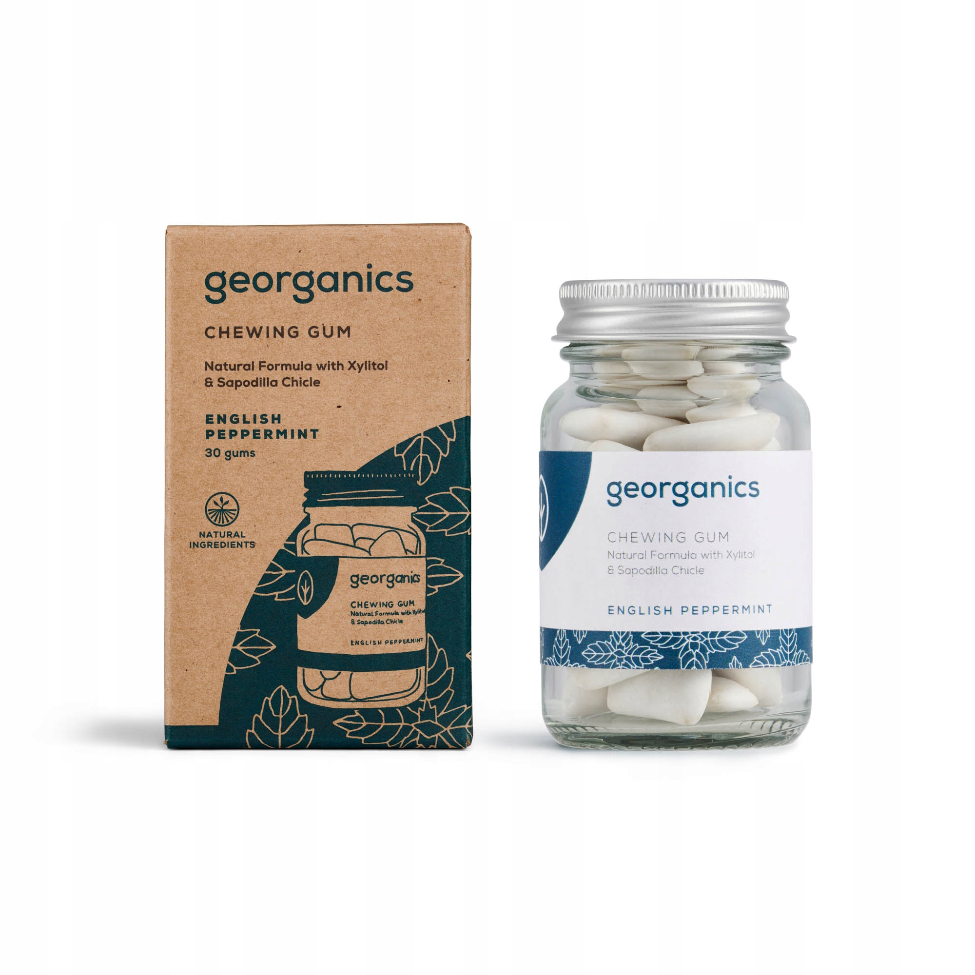 

Gumy do Żucia z Ksylitolem Miętowe Georganics 30sz
