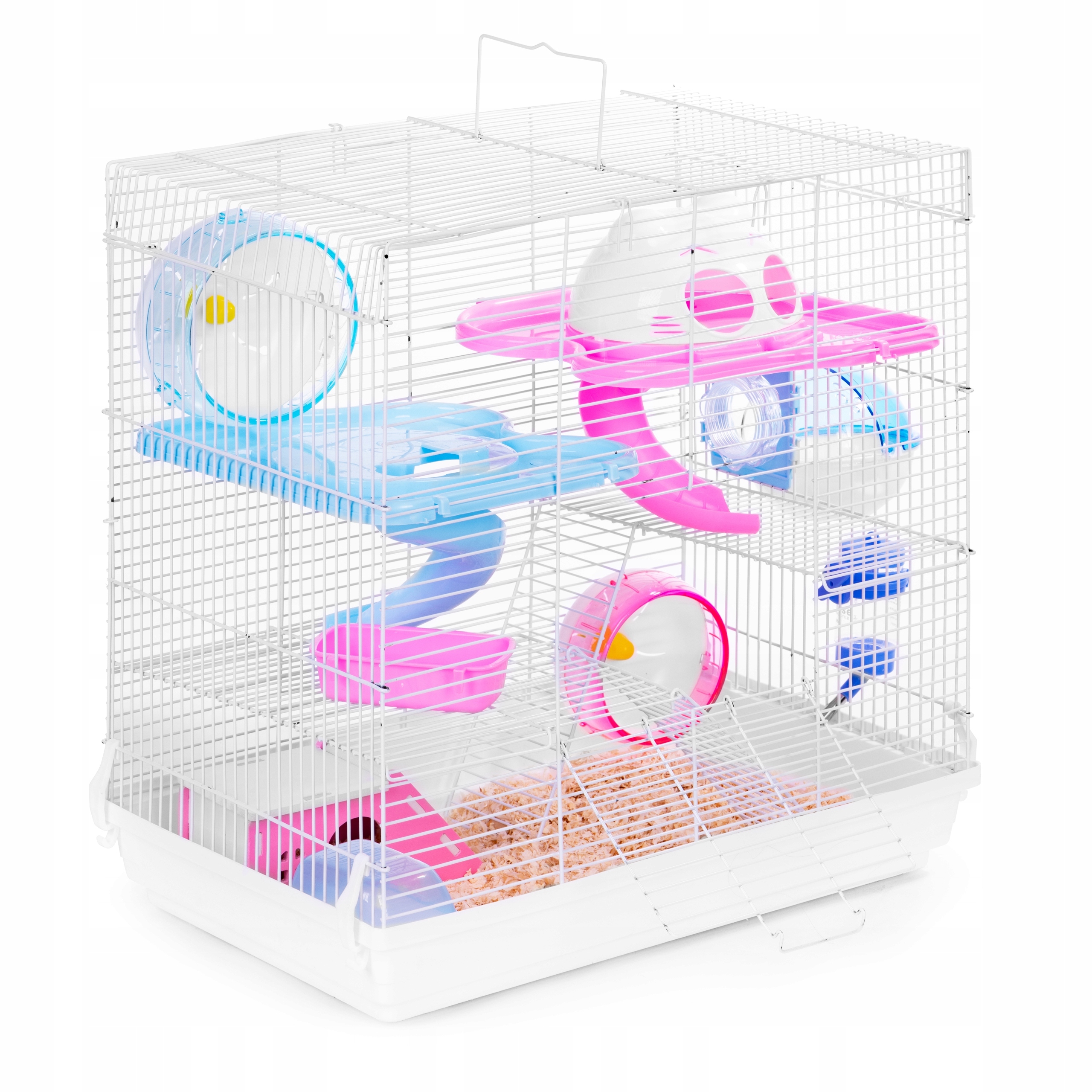 Levně Velká Klec Pro Křečka A Morče Hlodavce Kompletní Vybavení Petsi