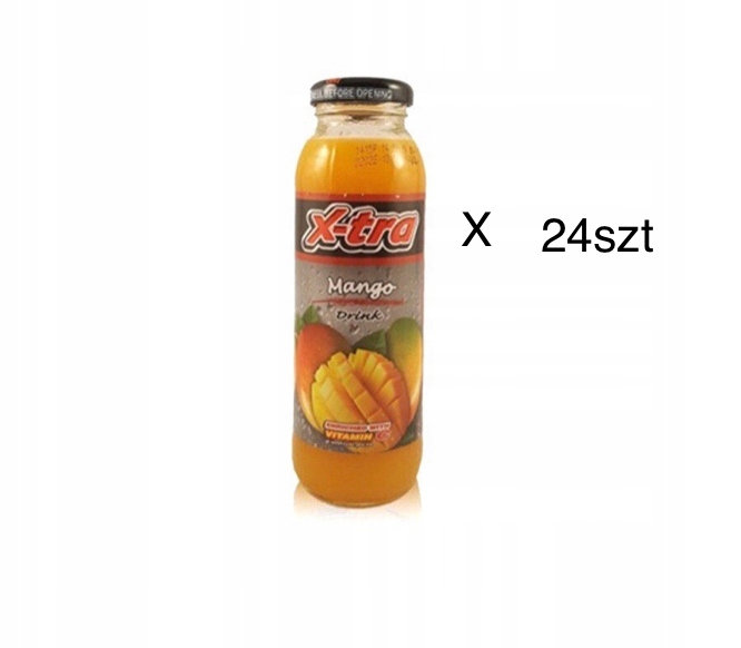 Levně Mango X-tra džus 250 ml x 24 ks