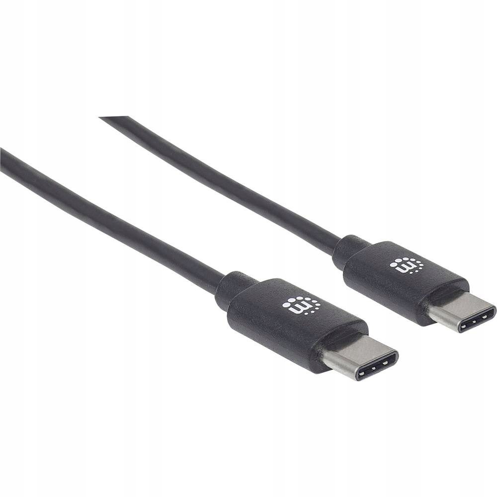 Manhattan 354882 kabel USB 3 m USB C Męska Czarny