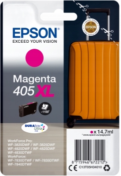 Atrament Epson Singlepack Magenta 405XL Durabrite Ultra C13T05H34010