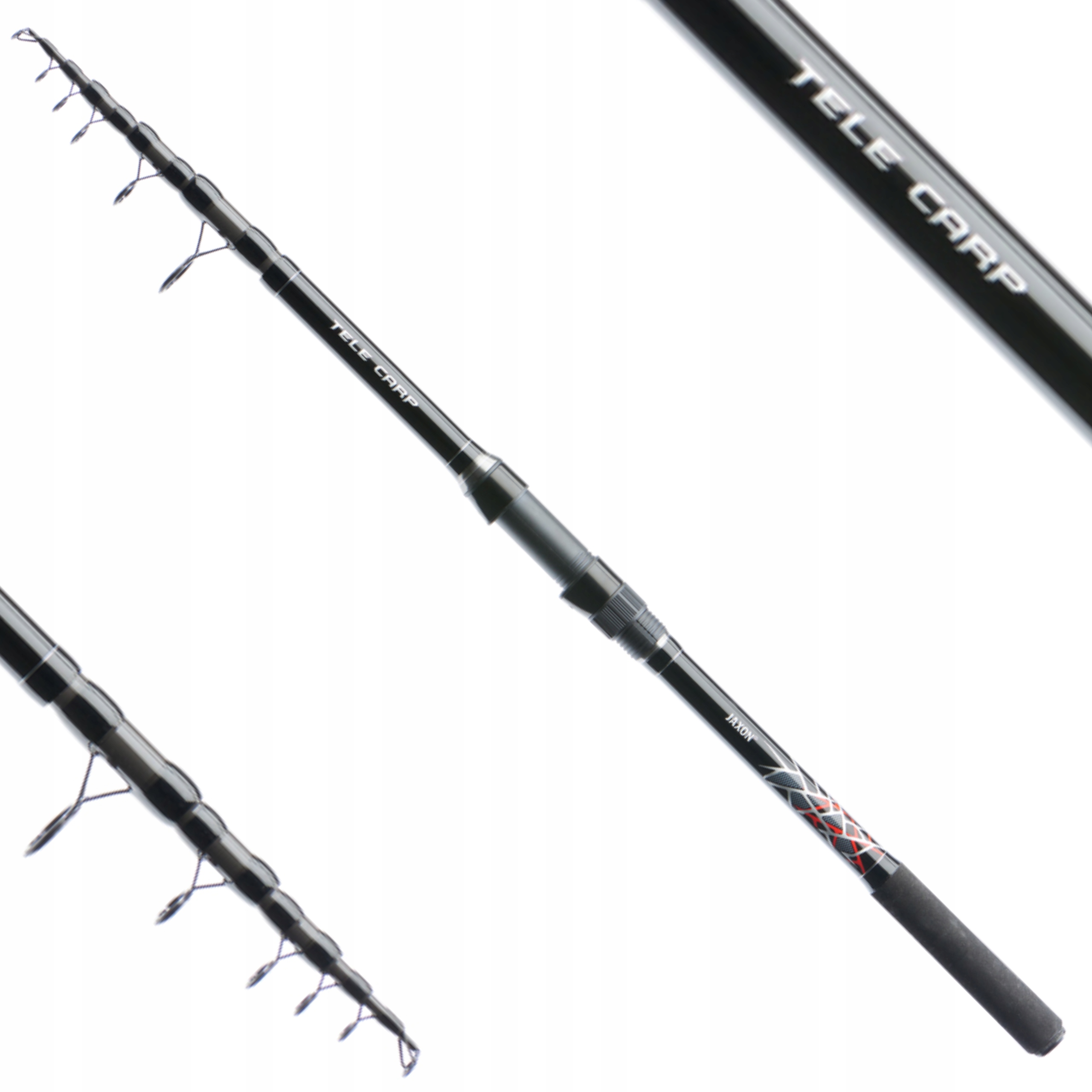 Karpiový prut Jaxon Caracal Tele Carp Teleskopická Karpiówka 3,6 m 3 lbs