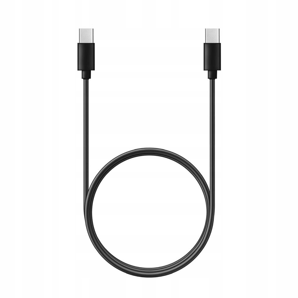 Oem Kabel Usb C do Usb C Pd Qc 3A 60W 1 m C296 (długa końcówka 8mm) czarny