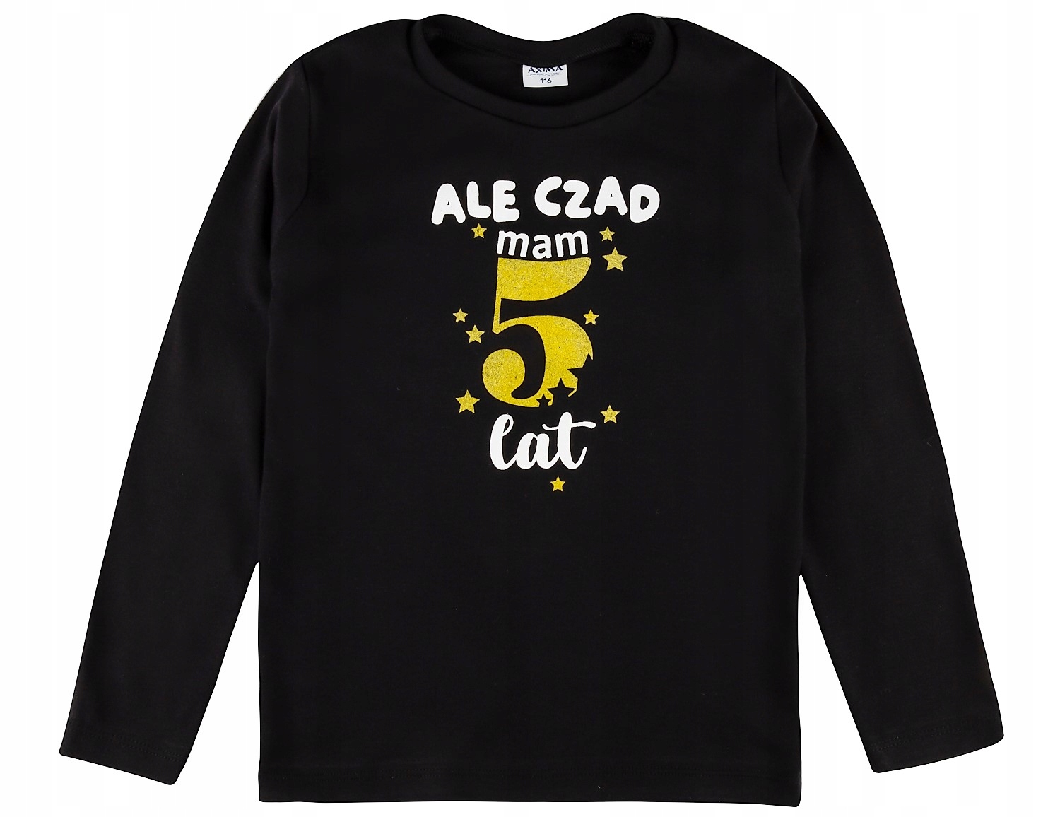 BLUZKA URODZINY PIĘĆ ALE CZAD MAM 5 LATKA 122