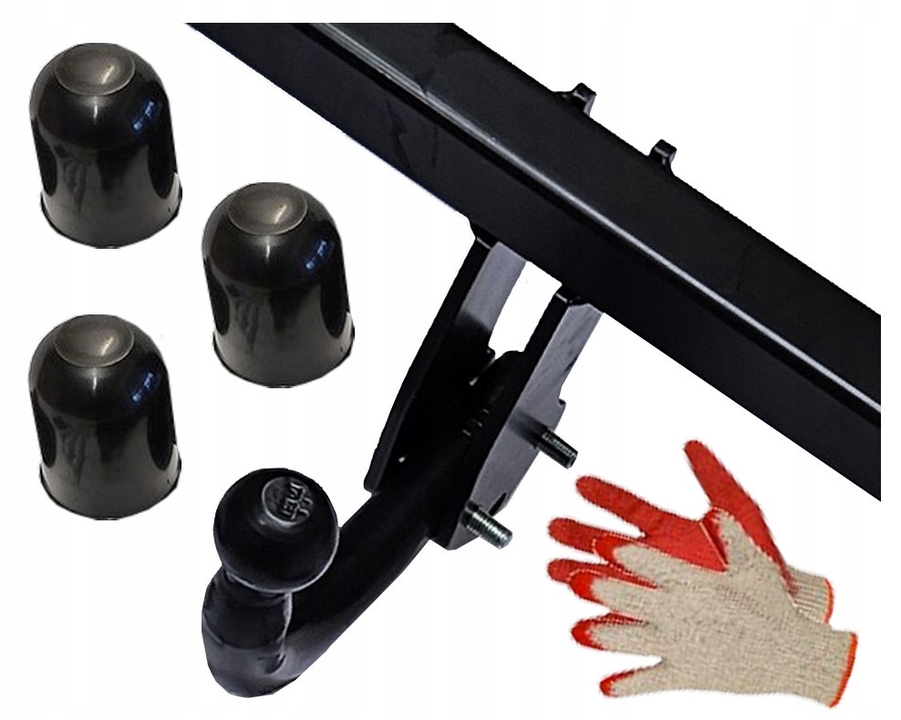 SOLIDNY 1300KG HAK HOLOWNICZY+OSŁONKI do KIA VENGA 2009do2020+FL +GRATISY Wiązka w zestawie Brak