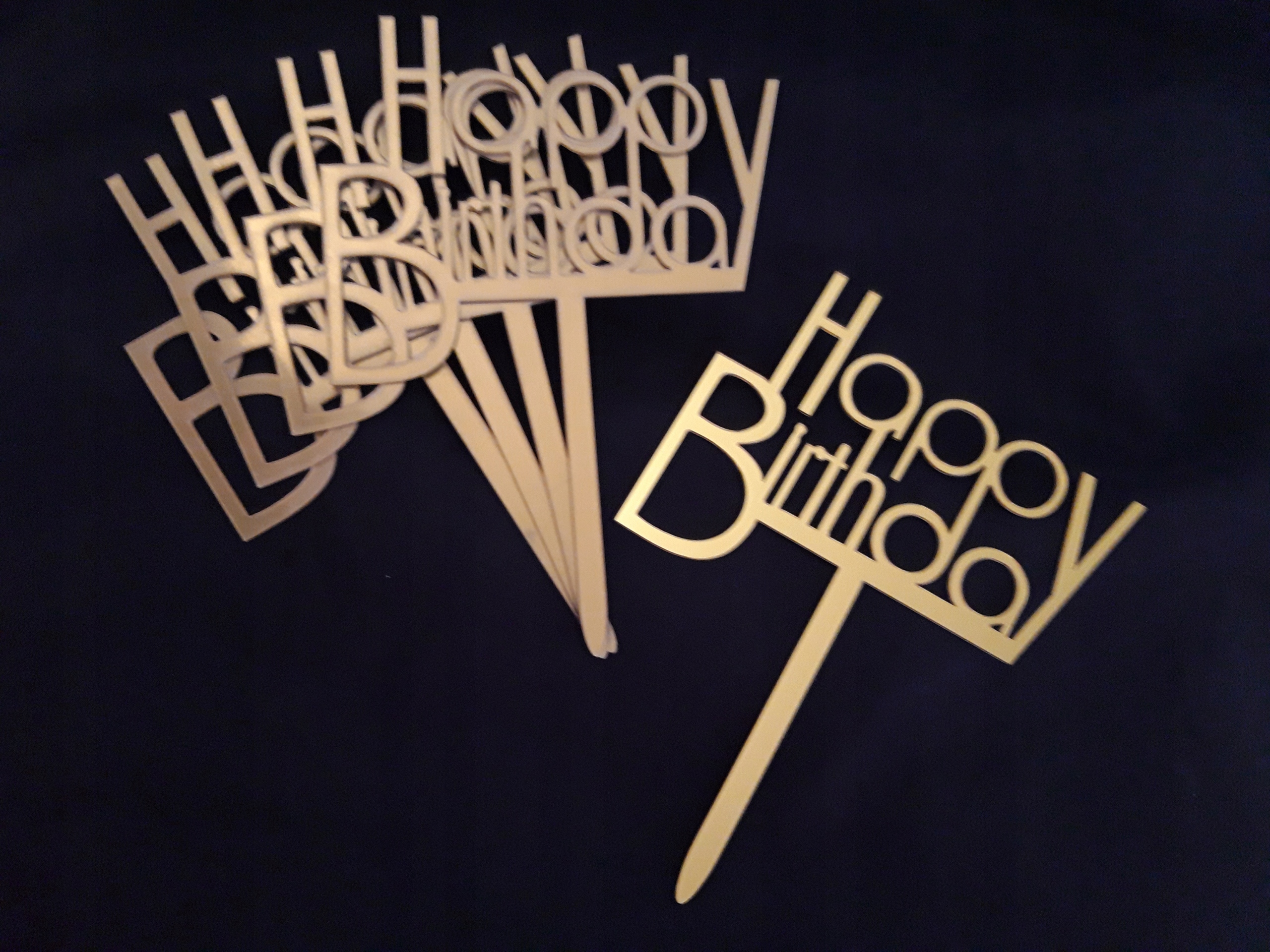 5x Topper HAPPY BIRTHDAY WYCINANY LASEROWO HIT! EAN (GTIN) 5905908321651