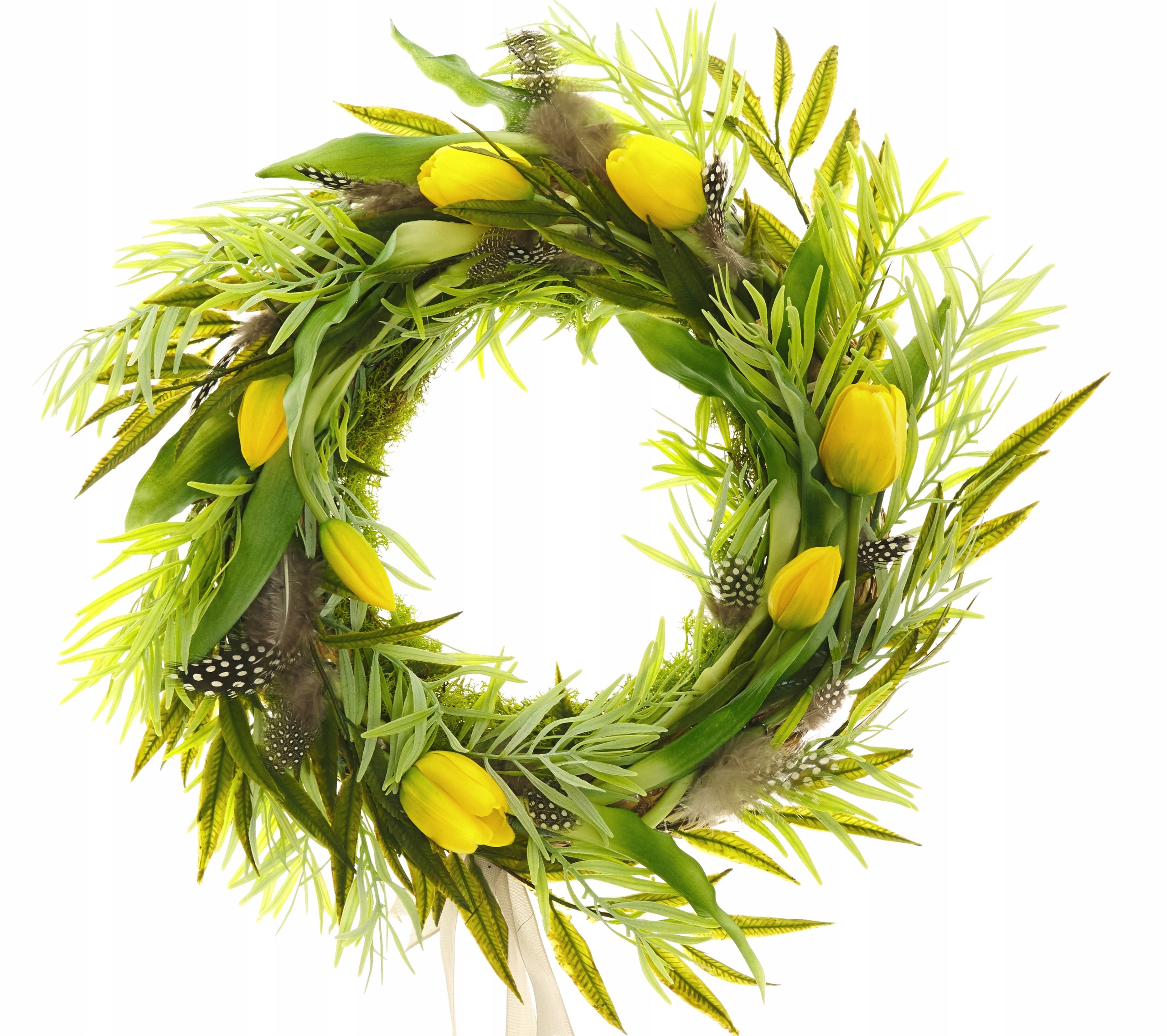 WIANEK NA DRZWI WIOSENNY STROIK KOMPOZYCJA