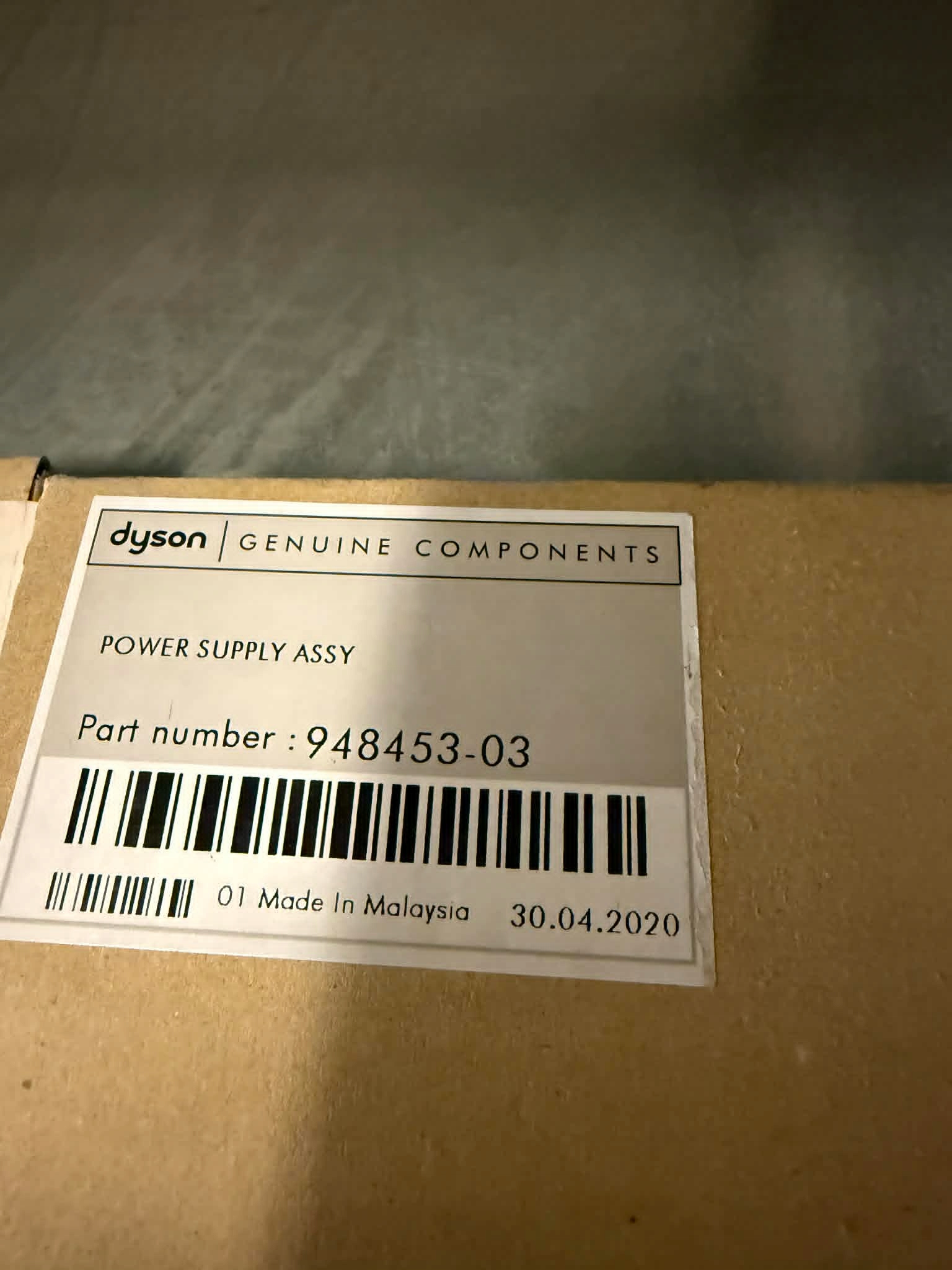 Dyson Sestava napájecího zdroje 240V 948453-03