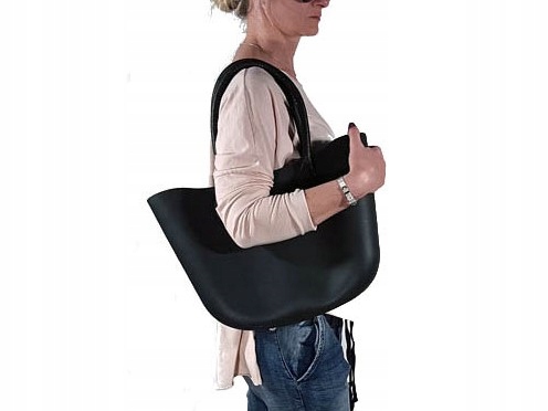 

O Torba Gumowa Hobo Torebka Jelly Shopper Bag Tgg